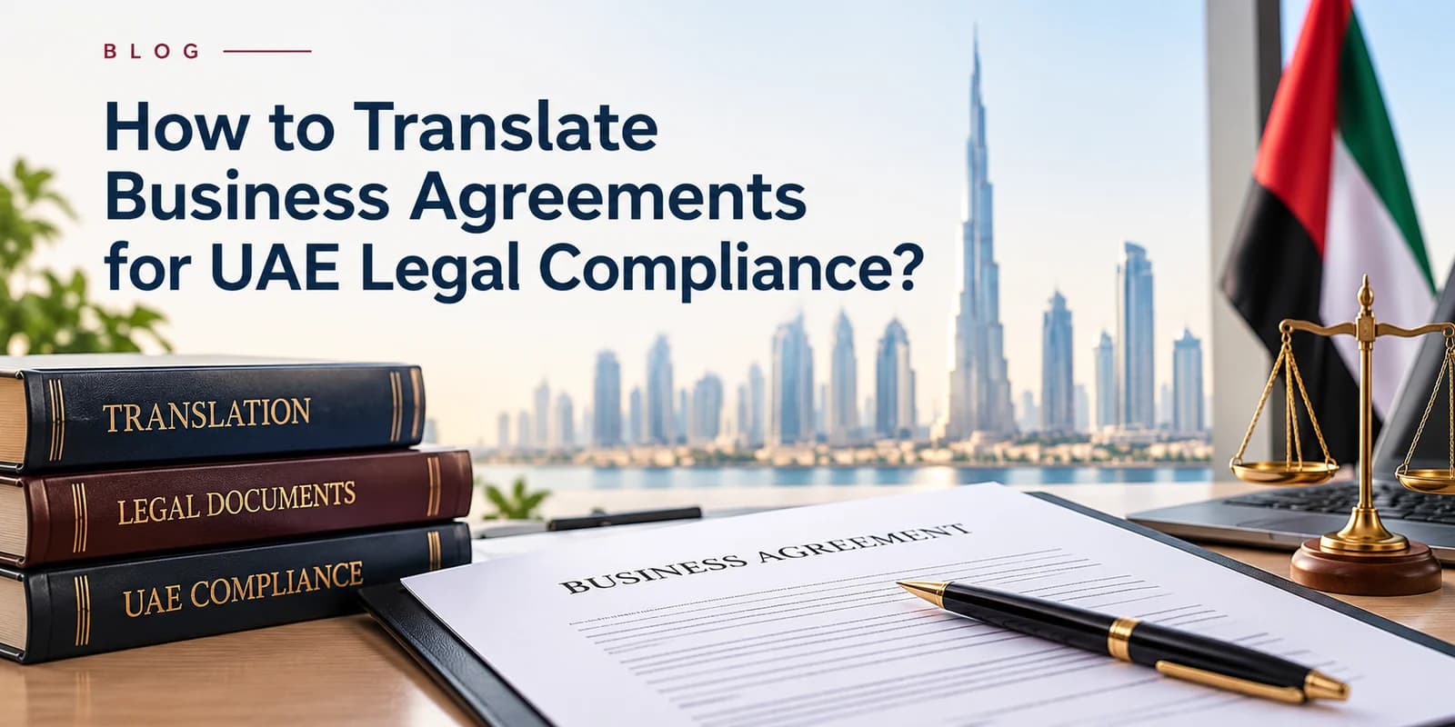 Business Agreement Translation UAE for legal and commercial documents